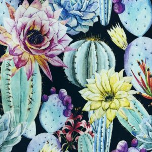 Dark Succulant Recycled Fabric