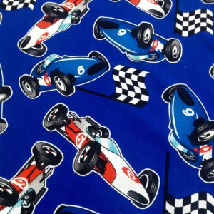 Blue Race Cars Mini Matt