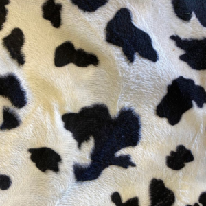 Cow Print Faux Fur