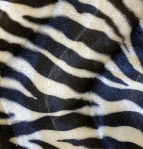Zebra Print 1 Faux Fur