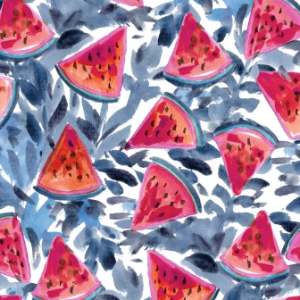 Watermelon Printed Mini Matt