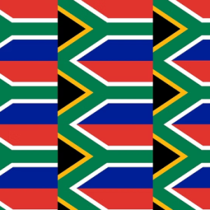 SA Flag Printed Mini Matt