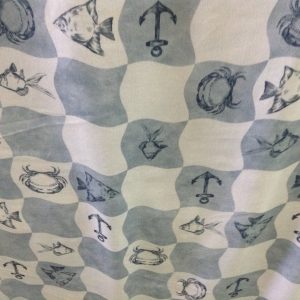 Marine Print Viscose