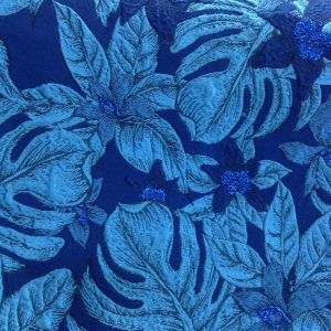 Royal Blue Brocade