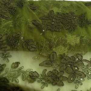 Olive Green Lace