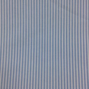 Powder Blue Fine Stripe Sheeting