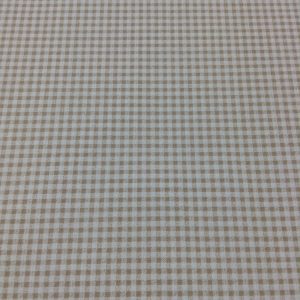 Beige and White Check Sheeting