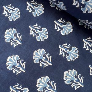 Blue Pattern 100% Cotton