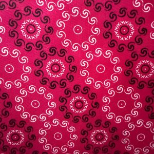 Polycotton Circles 4 Pink