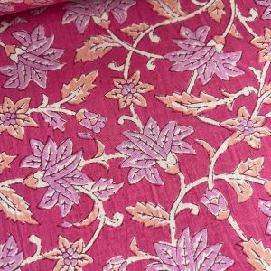 Wild Flower Pink 100% Cotton