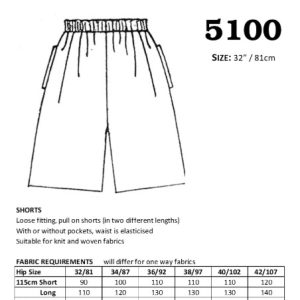 Shorts Pattern
