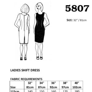 Ladies Shift Dress Pattern