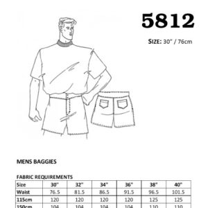 Men's Baggies Pattern