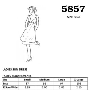 Ladies Sun Dress Pattern