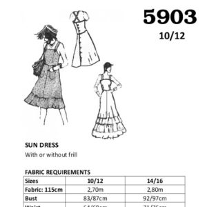 Ladies Sun Dress Pattern
