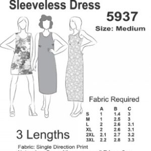 Sleeveless Dress Pattern