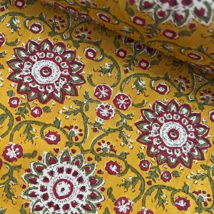 Wild Flower Yellow 100% Cotton