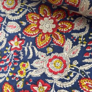 Wild Flower Blue 100% Cotton