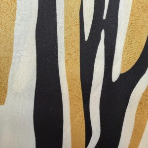 Stripe Print Soft Satin