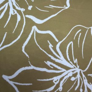 Flower Print Soft Satin