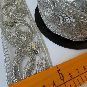 Paisley Silver Trimming