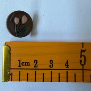 Chocolate Tulip Button
