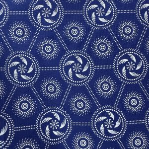 Shweshwe 100% Cotton 001 Dark Blue