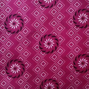 Polycotton Circles 3 Pink