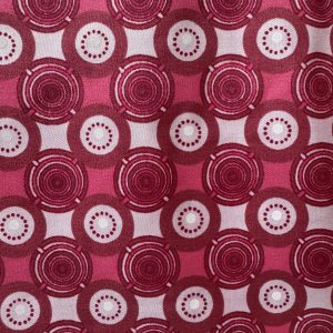 Polycotton Circles 2 Pink