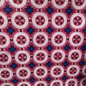 Polycotton Circles 5 Pinks