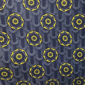 Polycotton Dark Print