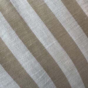 Linen Look Beige Stripe 2
