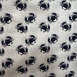 Crab White 100% Cotton