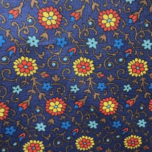 Blue Flower 100% Cotton