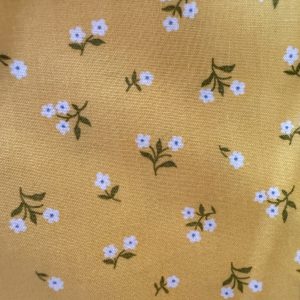 Yellow Flower 100% Cotton