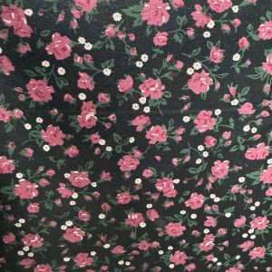 Pink and White Flowers 100% Cotton