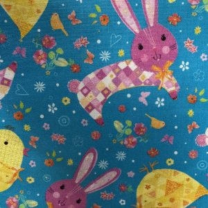 Quilting Rabbits 100% Cotton