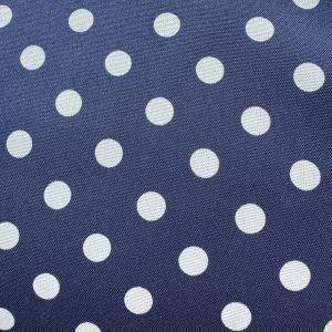Polka Dots Small Navy - Mini Matt