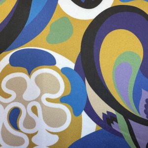 Retro Mustard Duchess Satin