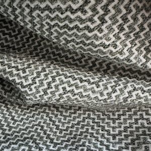 Geometric Green Upholstery