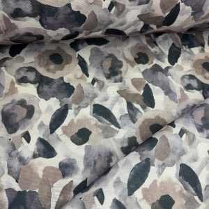 Watercolour Flowers Greys