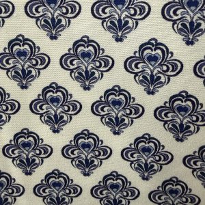 Tana Lawn - Blue White Pattern