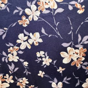 Neutral Flowers 100% Cotton
