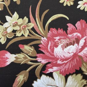 Flower Illustration 100% Cotton