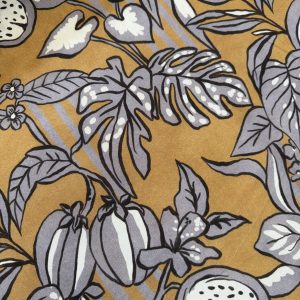 Mustard Print Viscose