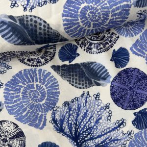 Blue Shells Viscose