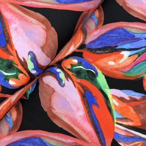 Colourful Leaves Viscose