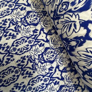 Blue Pattern Viscose