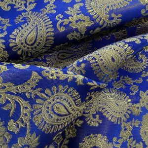 Royal Blue Brocade