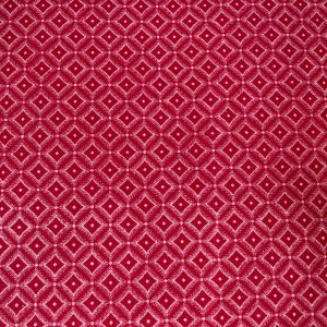 Shweshwe 3 Cats - Red Burst